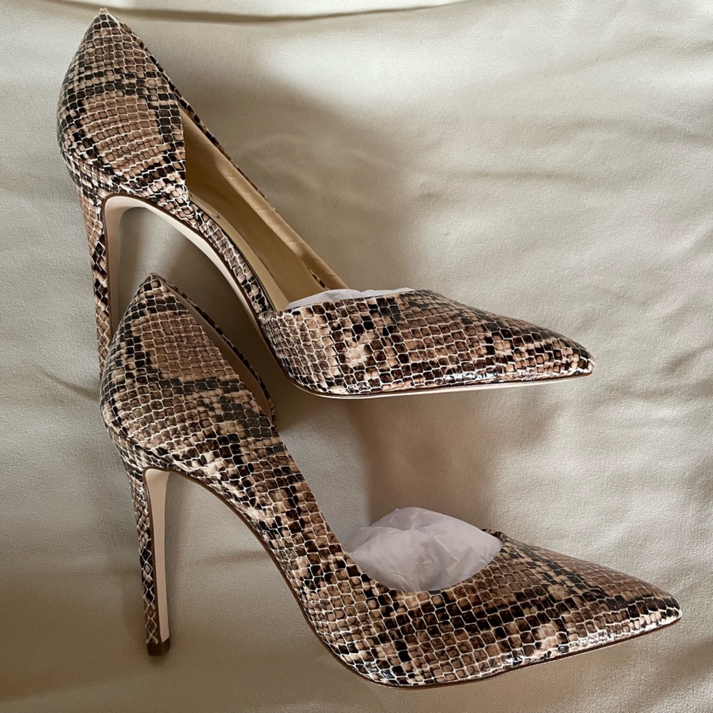 STUNNING! NIB Jessica Simpson Women's JS Prizma Pump Sedona Snake Size 9